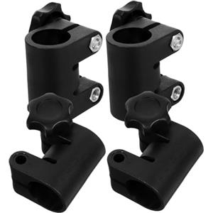 KONTONTY 4 Pezzi Adattatore Estensore per Supporto Luce con Morsetto di e Manopola Compatibile con Monitor Camera Ring Light e Riflettori Regolazione Altezza Telescopica per Studio e