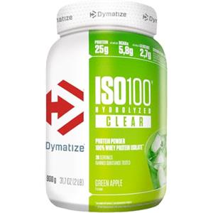 Dymatize ISO 100 Hydrolyzed Clear Lemon Ice Tea 900g Proteine del siero di latte chiare in polvere idrolizzate e isolate