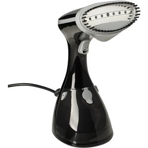 Prym Steamer - Piastra a vapore da 1200 W, con suola in ceramica e spazzola per tessuti, ferro da stiro a vapore, riscaldamento rapido, serbatoio dell'acqua da 230 ml, anti-goccia, ferro da viaggio