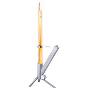 MAGIC SELECT Stufa Pellet per Esterni. Riscaldamenti Portatile con Tubo in Vetro da 128,5 cm.Caminetto Decorativo per Terrazza, Giardino, Patio e Balcone. Fonte di Fuoco con un'Atmosfera Fantastica.