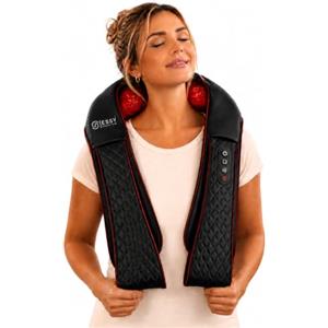 Essy Massaggiatore Cervicale Shiatsu con Calore, Spalle, Schiena | Regalo Massaggiante per Donne e Uomini per Rilassare la Muscolatura