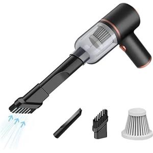 VIGOEXPRESS Aspirabriciole Senza Fili Portatile Per Auto Potente - 30W - Con 3 Bocchette - Filtro HEPA Lavabile - USBC | PISTOOVER