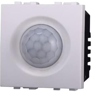 ETTROIT MODULI PRESE INTERRUTTORI SHUCKO PULSANTI TV DIMMER COMPATIBILE SERIE LIVING BIANCHI - ETTROIT (SENSORE DI MOVIMENTO 2P)