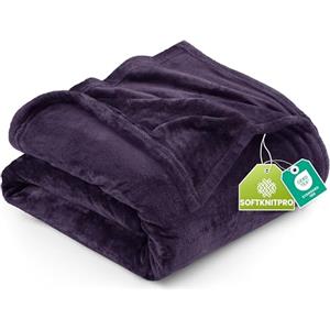 Utopia Bedding Coperta Pile Blanket [150x200 cm, Viola] Coperta Calda per Letto, Divano, Sedia e Divano - 300 GSM Morbida, Accogliente e Spessa per Tutte le Stagioni