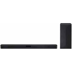 LG SN4 Soundbar TV Bluetooth 300W 2.1 Canali con Subwoofer Wireless, Tecnologia DTS Virtual:X, Dolby Digital, AI Sound Pro, Ingresso Ottico, USB, HDMI, Nero