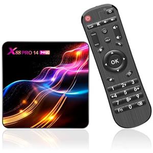 IDEALROYAL Android TV Box 14.0, Android Box 4GB RAM 64GB ROM RK3528 Quad-Core 64bit Cortex-A53, 2025 TV Box Support 4K 2.4G /5G Dual-Band WiFi Ethernet 10/100MUSB 3.0/2.0 Smart Box