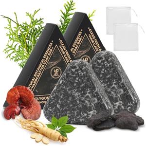 Kunoli 2 Pane Shampoo Solido Triangolare, Unbottled Shampoo Solido Nero Con Foglie Di Essenza Vegetale per Pulisce Il Cuoio Capelloso, Nutre Le Radici Dei Capelli E Riponi La Fibra Capillare