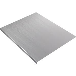 GREGORIOSTORE Spianatoia Tagliere in Acciaio Inox 304 per Impastare, con Tappeto Antiscivolo Omaggio (80x48 cm)