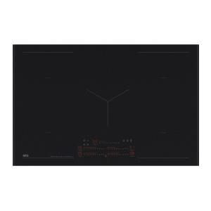 AEG Piano Cottura a Induzione NIK85M30AZ 80 cm Vetroceramica Nero Opaco con 5 Zone, Funzioni SenseFry e SenseBoil