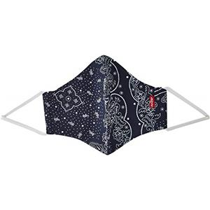 Levi's 3pk Bandana Reusable Face Cover, Bandana Unisex - Adulto, Blu/Nero/Rosso, S