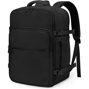 VSNOON Zaino Ryanair 40x30x20, 24L Zaino Bagaglio a Mano Zaino Viaggio per Uomo, Impermeabile zaino Da Viaggio per 15.6 Pc Portatile, za ino 40x30x20 per Ryanair, Wizz Air, Easyjet, Nero