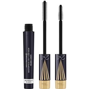 Max Factor Mascara Masterpiece 2 In 1 Lash Wow, Mascara Volumizzante e Allungante, Formula Vegana, adatto per Occhi Sensibili, 003 Midnight Black, 7ml