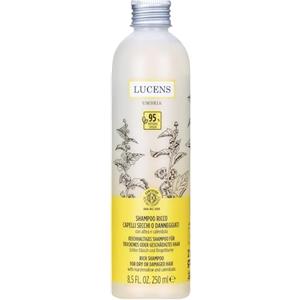 Lucens Umbria Lucens - Shampoo Ricco Capelli Secchi o Danneggiati, Nutriente e Ristrutturante per Capelli Secchi, Sfibrati o Danneggiati, 250 ml