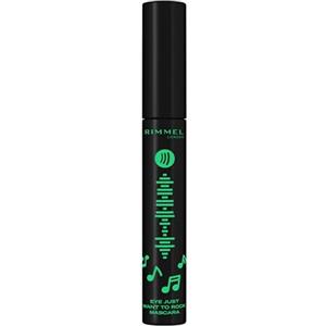 Rimmel London Rimmel Full Volume Collection Eye Just Want to Rock Mascara, 001 Extreme Black, Mascara volumizzante, Volume estremo, A prova di sbavature, Non fa grumi, 8 ml