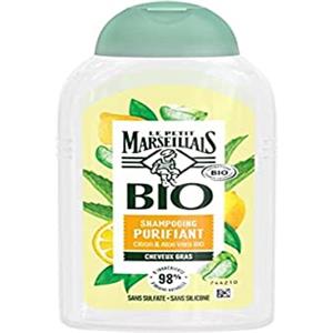 Le Petit Marseillais BIO - Shampoo purificante, Aloe Vera e Limone Capelli Gras, 240 ml