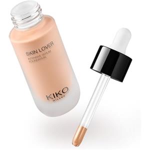 KIKO Milano Skin Lover Intensive Serum Foundation 4WG, Fondotinta Siero Idratante A Lunga Durata, 4WG Warm Gold