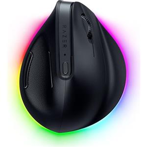 Razer Pro Click V2 Vertical - Mouse ergonomico verticale senza fili per utenti destrorsi - Assistenza IA Prompt - Sensore ottico 30K - Windows & Mac (batteria fino a 6 mesi, Chroma RGB) Nero