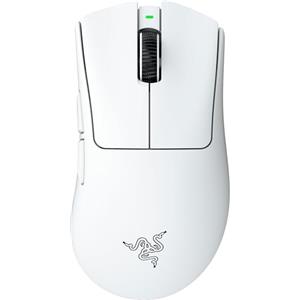 Razer DeathAdder V4 Pro - Mouse senza fili ergonomico per eSport ultraleggero - 57g - 2,4 Ghz Hyperspeed - Focus Pro 45K Sensore - 8K Hz Polling - Ottici Switches Gen-4 - PC/Mac | Bianco