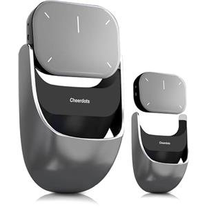 OIKKEI 2025 Nuovo Mouse Wireless - 2 in 1 Mouse Aria Rimovibile [No GPT], Presentatore con Puntatore per Presentazioni e Telecomando con Laser, Compatibile con PC/Mac/Portatile (No Registrazione, Argento)