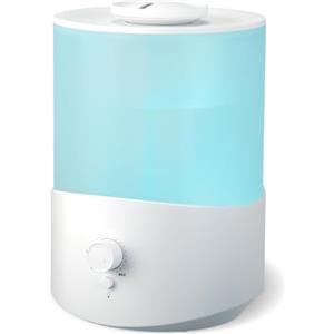 Cozary 2,5L Umidificatore Ambiente, Top Fill, 28H Diffusore di Oli Essenziali, Spegnimento Automatico, 23 dB Silenzioso, con Luce a 7 Colori, Ugello a 360°, per Camera da Letto, Cameretta, Piante