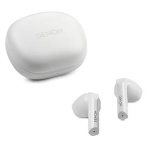 Denon AH-C500W True Wireless In-Ear cuffie, cuffie Bluetooth resistenti all'acqua con microfono incorporato - bianco