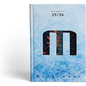 Pigna,Monocromo Diario A.I.M. Data Fissa 25/26,12 Mesi, 320 Pagine,Ideale per Organizzare Scadenze, Attività e Compiti Scolastici, Ideale per Studenti e Professionisti,Azzurro