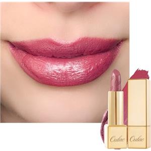 Oulac Rossetto Metallizzato Lucido Rosa, Rossetti Glitter Senza Profumo, Perlato e Brillante, Colore Intenso Lunga Durata, Formula Idratante Nutre le Labbra, Vegan & Senza Glutine, 01 Cosmopolis