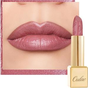 OULAC Rossetto Opaco Finitura Metallica, Matte Rossetti Rosa-Malva Glitterato Idratazione e Lucentezza a Lunga Durata per le Labbra, Texture Fine Colore Intenso, 4,3g (GM04) Mauve Babe