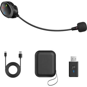 TONOR Wireless ModMic, Microfono Boom Collegabile per Cuffie, Microfono da Gioco per Console, Riduzione del Rumore, Ricaricabile tramite USB, Compatibile con Win/Mac/Android/IOS,TGP1