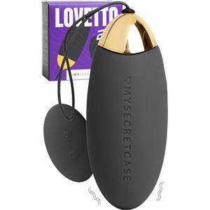 MySecretCase Ovetto Vibrante Donne Telecomando Vibratoreper Donna Professionale 9 Vibrazioni Sexytoysys Donna Vibratoreper Donne Wireless Comando a Distanza Impermeabile Regali di San Valentino