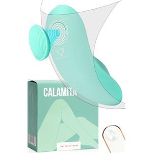 MySecretCase Vibratoreper Donna Professionale Comando A Distanza - Vibratore Clitoride Telecomando Piccolo, Vibratori Wirless Sextoys Telecomandato, Stimolatore Clitoride Femminile Coppia (Turchese)