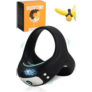 MySecretCase Cock Ring Anello Vibrante per Lui 10 Modalità Vibrazione Sexytoysys Coppia Stimolatore Clitoride Anello Pene Lui Ritardante Vibratoriper Coppia Vibratore per Uomo Masturbatore Uomo