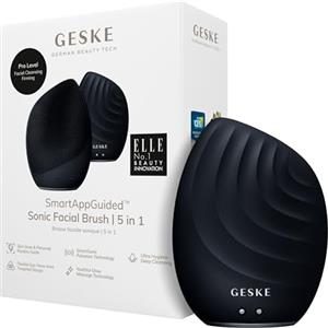 GESKE | Spazzola per il viso SmartAppGuided™ 5 in 1 | Spazzola elettrica per la pulizia del viso | Spazzola morbida in silicone | Pulizia del viso professionale | Massaggiatore facciale