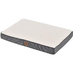 Juskys Cuccia ortopedica per cani Milow 112x81 cm - morbida e resistente - rivestimento sfoderabile e lavabile - cuscino e tappetino per cani di taglia grande - Beige