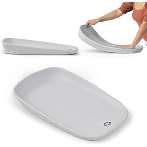 MS BabyWorld - FOAMY - Fasciatoio per Neonati Antiscivolo in EVA | Impermeabile, Facile da Pulire, Compatto per Viaggi e Uso Quotidiano | Da 0 a 12 Mesi | 67x41x10 cm (Grigio)