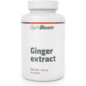 GymBeam Zenzero in Capsule - Estratto di Zenzero 12:1, 650mg, Integratore per laDigestione, 6% Gingeroli, Vegano, Senza Glutine e Lattosio, Supporto Intestinale e Immunitario, Non OGM, 90 cps