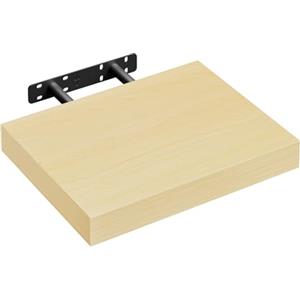 WOLTU Mensola da Muro Rettangolare Scaffale Libreria a Parete Decorazione per Cameretta Ufficio Porta CD/Dvd in Legno Rovere giallo 30cm RG9371kei
