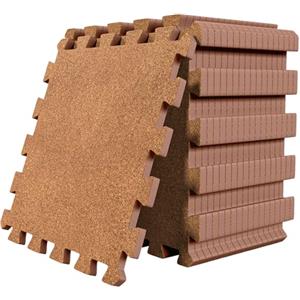 BeMaxx Tappeto Palestra Tappetino Fitness da Ginnastica a Puzzle - Pavimento Protettivo Incastro Tatami Gomma Allenamento Protezione Sport| Materassino Gommato Mattonella Pavimentazione per Home Gym Manubri