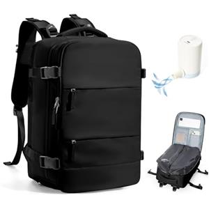 BJLFS Zaino Ryanair 40x30x20 Donna Zaino da Viaggio aereo Bagaglio a mano 40x30x20 Sottovuoto con porta scarpe Borse da Cabina per Wizzair Zaini Casual impermeabile per laptop da 14 pollici