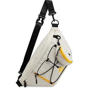 G4Free Grande marsupio zaino RFID marsupio per uomo e donna per sport viaggi escursionismo ciclismo, Bianco