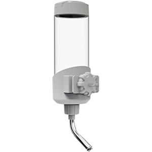 TOKAYIFE Bottiglia d'acqua per animali 680ml Borraccia cane Bottiglia sospesa per animali Fontanella a gabbia Dispenser acqua Beverino Coniglio Cane Gatti Coniglio (Grigio)