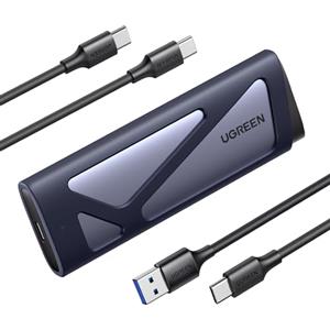 UGREEN Custodia SSD M.2 NVMe & SATA, Case SSD M.2 PCIe NGFF USB C 3.2 Gen 2 10Gbps per M-Key e B&M-Key 2230/2242/2260/2280, Compatibile con 970 Evo Plus, 760P ecc