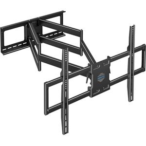 BONTEC Supporto TV Parete Full Motion 60-110 Pollici, Braccio Porta TV Girevole Inclinabile, Supporto Per TV A Muro VESA 800x600 Mm, Estensione 101,6 Cm, 125 Kg, Per Soggiorno, Home Cinema E Ufficio