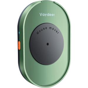 Vaydeer Undetectable Mover, mouse jiggler M4 con interruttore ON/OFF, shaker wiggler senza driver per il risveglio del computer, regalo ideale per uomini/donne (verde scuro)