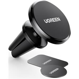 UGREEN Supporto Telefono Auto Magnetico 2 PAD Metallo Inclusi, Porta Cellulare Macchina per iPhone 16 15 14, Galaxy, OPPO, Redmi/Xiaomi, ecc