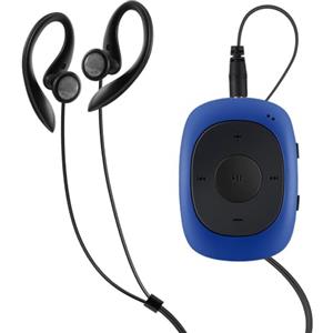 AGPTEK Lettore MP3 Clip con Pinza e Funzione Radio FM,Lettore Musicale Portatile con Protettore in Silicone Supporto dei Formati MP3, WMA, WAV, 8 GB per Il Fitness, Il Tempo Libero e Lo Sport, Blu