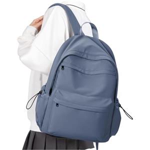 SZLX Zaino Scolastico Da Donna Leggero Scuola Casual Daypack College per Computer Portatile Uomo Donna Resistente All'acqua Zaino Da Viaggio per Adolescenti Lo Sport Liceo Medio Bookbag per ragazze