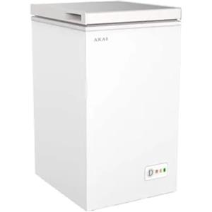 AKAI ICE106-S - Congelatore a pozzetto, 100 litri, Congelamento 5 kg/24h, Classe energetica E