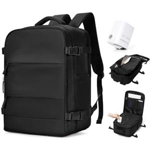 BJLFS Zaino Ryanair 40x30x20 Donna Zaino da Viaggio aereo Bagaglio a mano 40x30x20 Sottovuoto con porta scarpe Borse da Cabina per Wizzair Zaini Casual impermeabile per laptop da 14 pollici