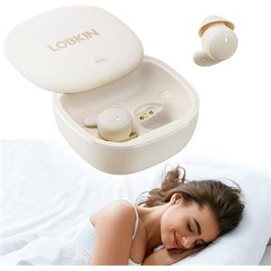 LOBKIN Cuffie Per Dormire, Cuffie Antirumore Per Dormire,Mini Auricolari Invisibili Bluetooth 6.0 In Silicone Liquido,Auricolari Per Dormire, Adatte Per Sport, Yoga e Viaggi